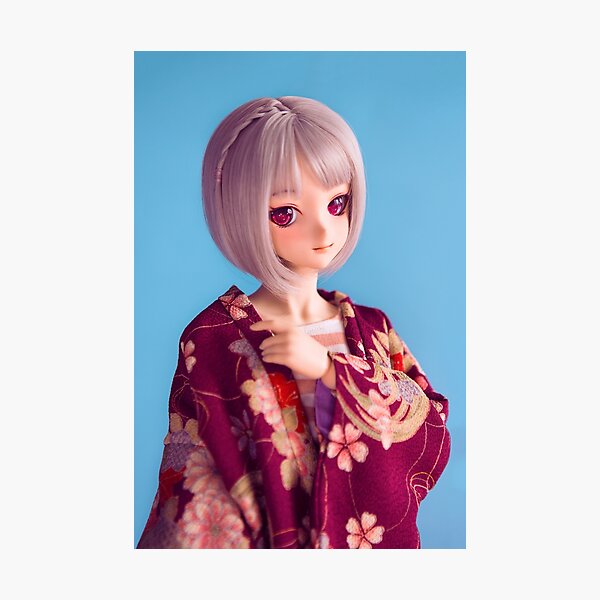 Kanna in blue Photographic Print