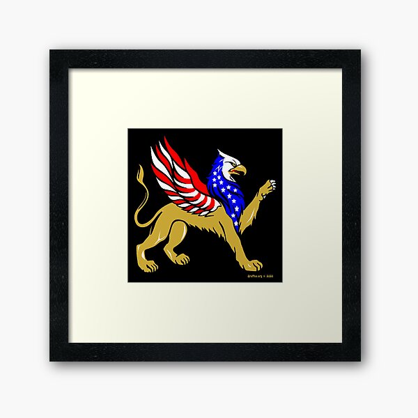 American Griffin Framed Art Print