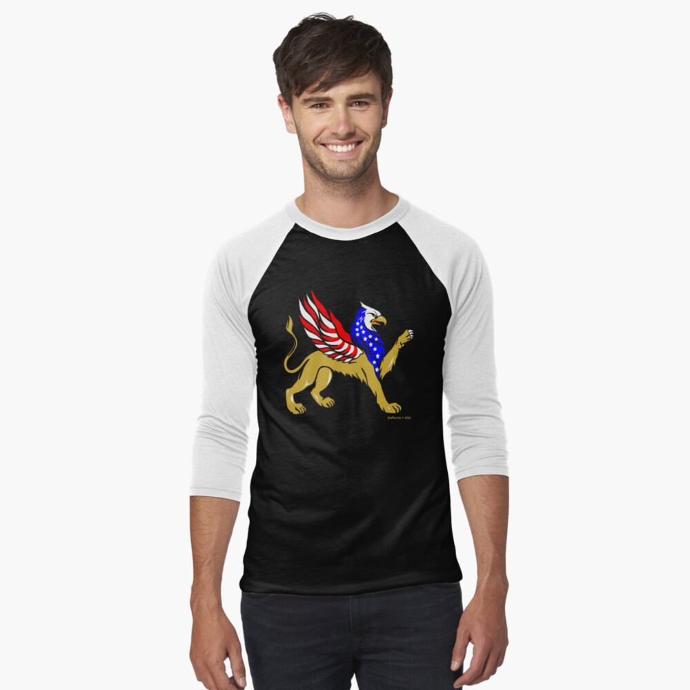 Item preview, Baseball ¾ Sleeve T-Shirt designed and sold by EyeMagined.