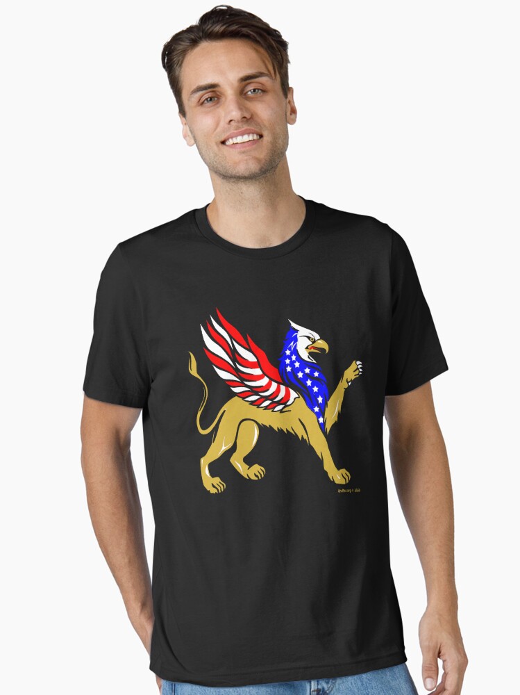 Thumbnail 2 of 7, Essential T-Shirt, American Griffin designed and sold by EyeMagined.
