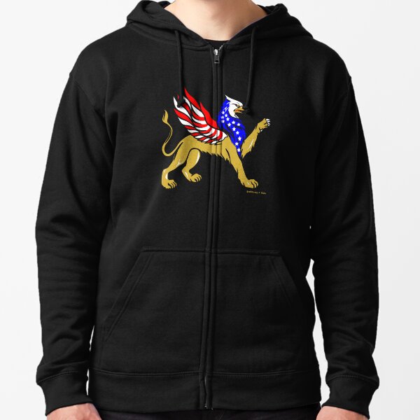 American Griffin Zipped Hoodie