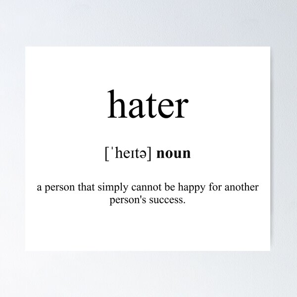Artikel-Vorschau von Hater (Neider) Definition | Dictionary Collection, designt und verkauft von Designschmiede.