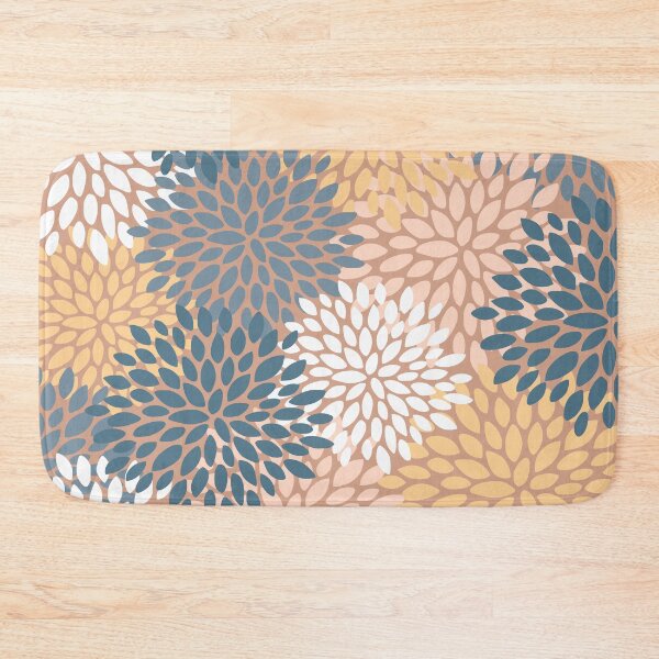 Item preview, Floral Pattern, Spring, Blush, Teal and Yellow designed and sold by meggydesigns.
