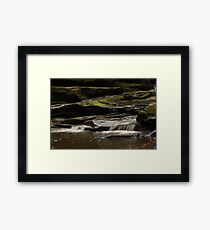 The Green Stones Framed Print