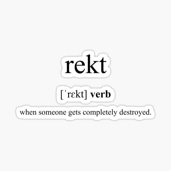 rekt-definition-dictionary-collection-sticker-for-sale-by