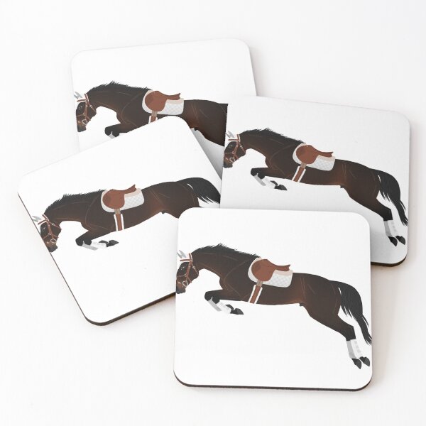 Item preview, Dark Bay Show Jumper - Equine Rampaige designed and sold by equinerampaige.