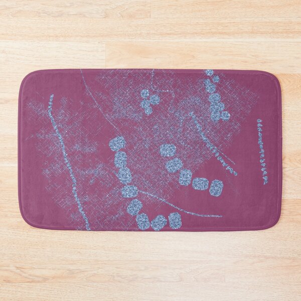 Item preview, Purple cassis and faux silver blue glitter metallic abstract design designed and sold by ankka.