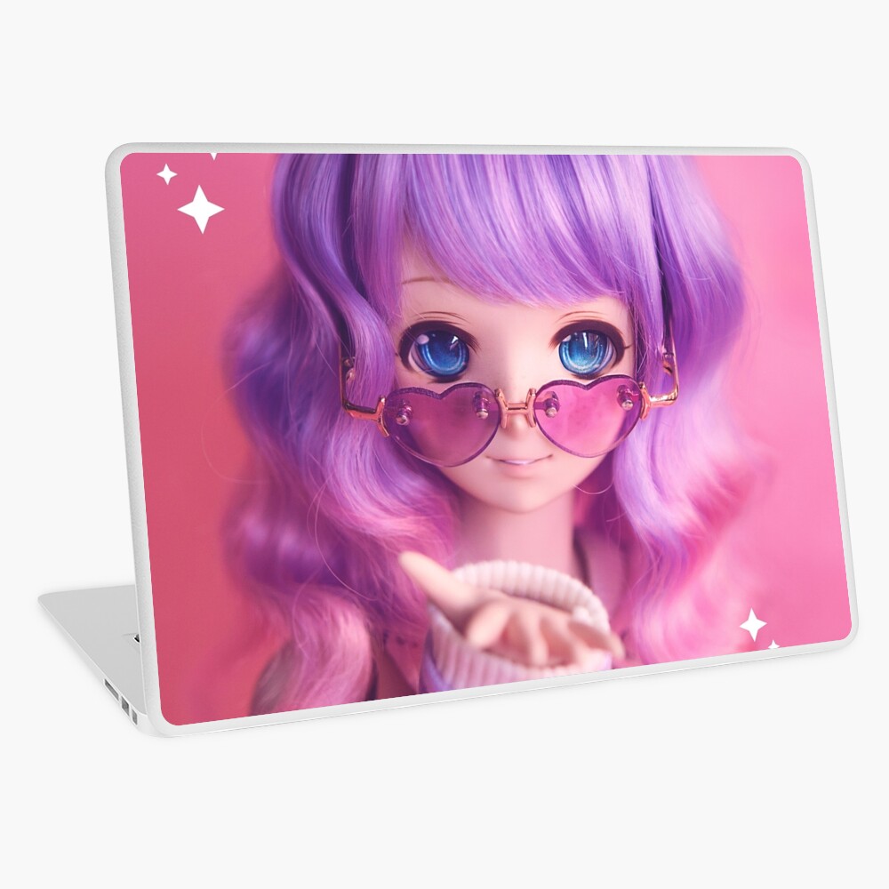 Item preview, Laptop Skin designed and sold by orchiddolls.