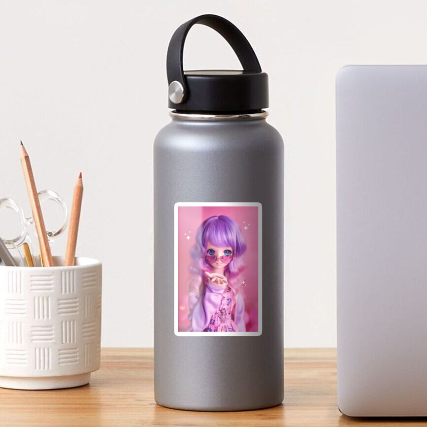 Item preview, Glossy Sticker designed and sold by orchiddolls.