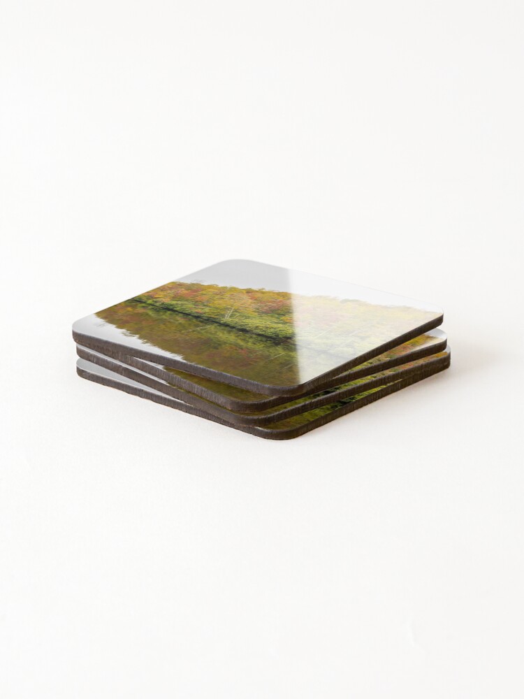 Thumbnail 4 of 5, Coasters (Set of 4), Fall trees designed and sold by Rett-Hill.