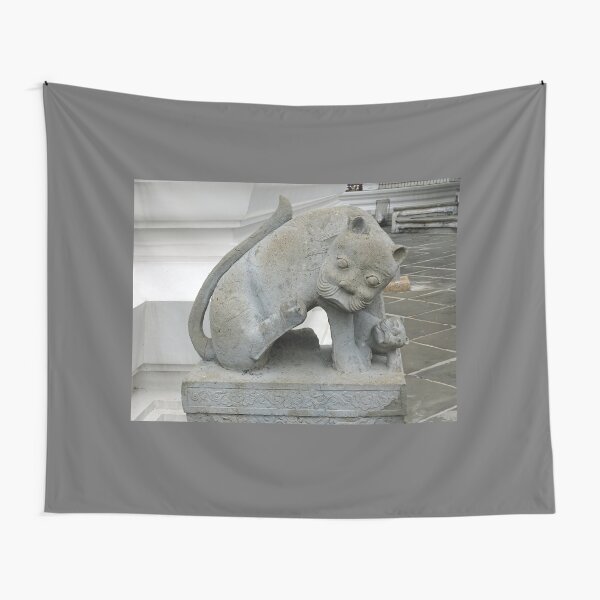 Item preview, Thailand temple Stone Cat designed and sold by cuisinecat2.
