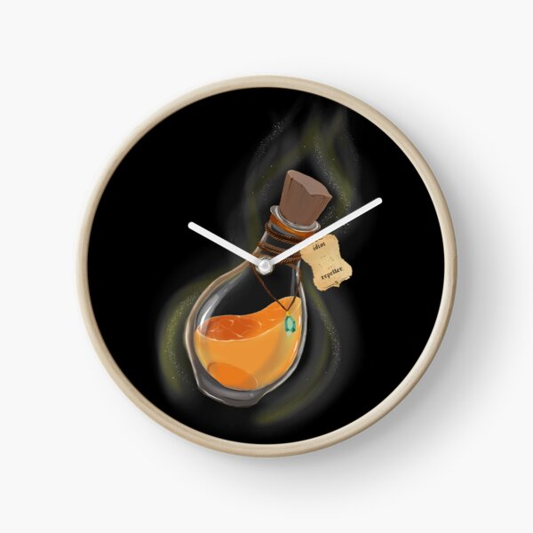 Flask of Magic Potion "Idiot Repeller" Horloge