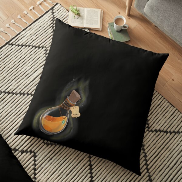 Flask of Magic Potion "Idiot Repeller" Coussin de sol