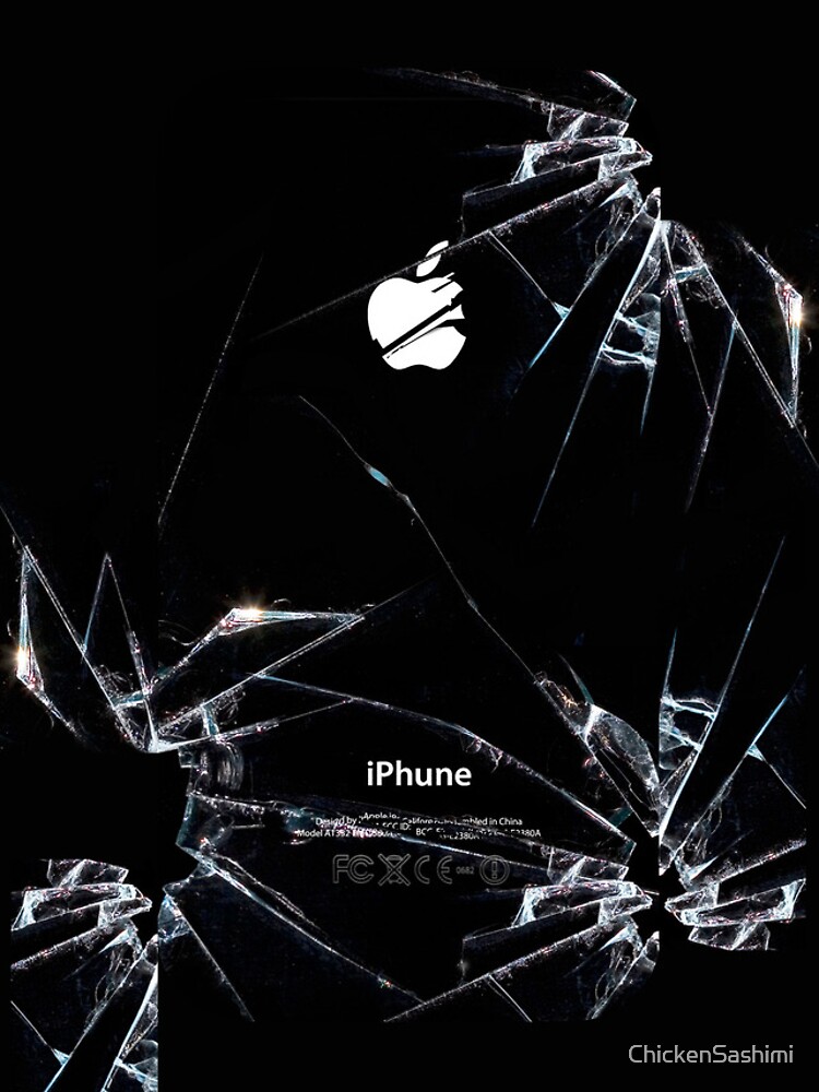 Thumbnail 4 of 4, iPhone Case, Shattered designed and sold by ChickenSashimi.