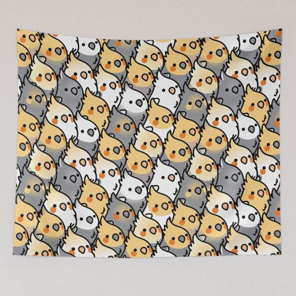 Item preview, Chubby Cockatiel Party designed and sold by birdhism.