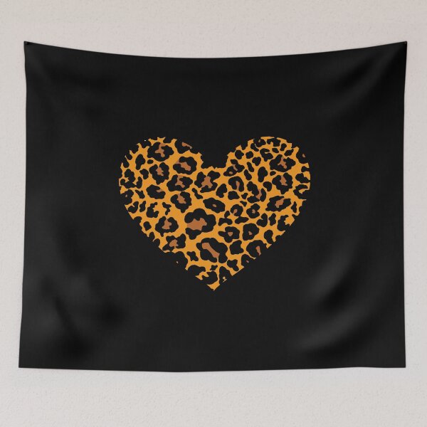 Item preview, Leopard Cheetah Print Heart designed and sold by La Font.