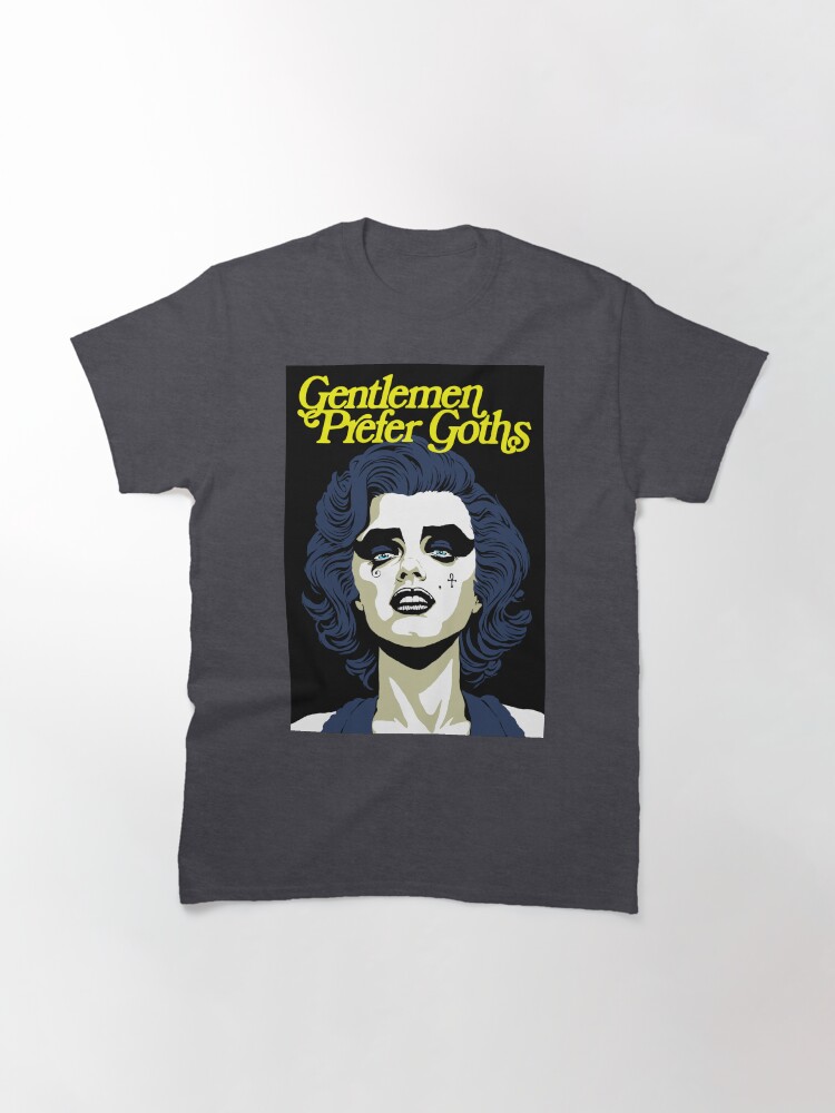 Alternate view of Gentlemen Prefer Goths Classic T-Shirt