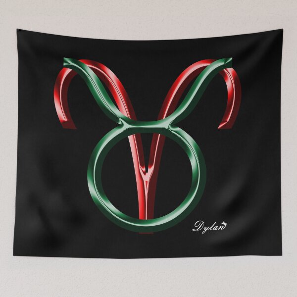 Item preview, Taurus Ares Cusp Zodiac Sign designed and sold by DylanAndDot.