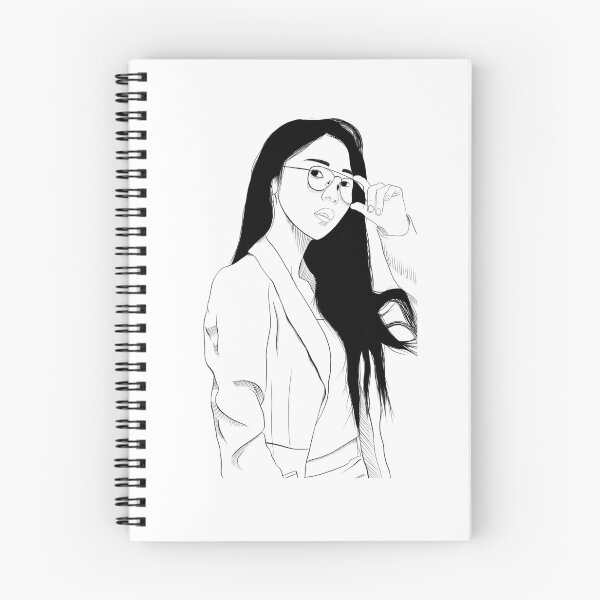 Item preview, Mamamoo Moonbyul Black Outline designed and sold by isacaste.