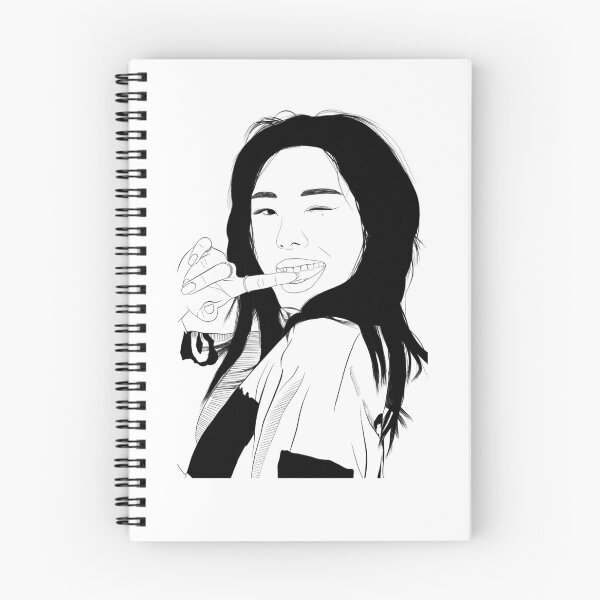 Item preview, Mamamoo Wheein Black Outline designed and sold by isacaste.