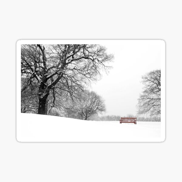 Winter Scene Sticker