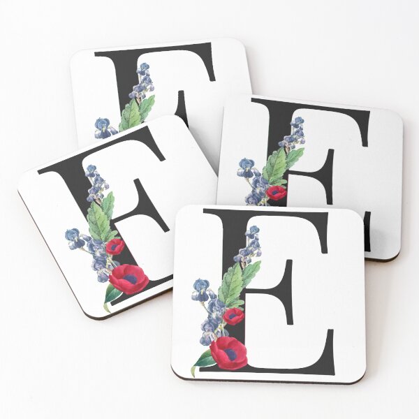 Item preview, Floral Letter E designed and sold by MissBHaven.