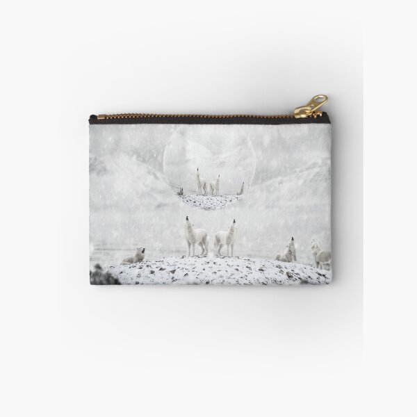 Item preview, Howling wolves in winter landscape designed and sold by Destroyed-Pixel.