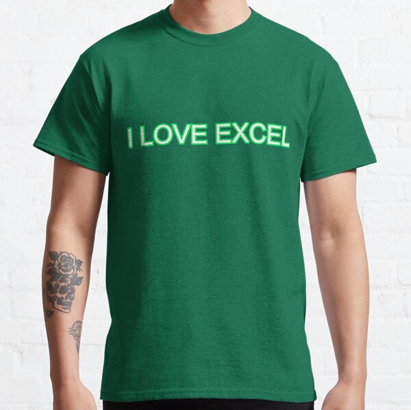 microsoft excel t shirt