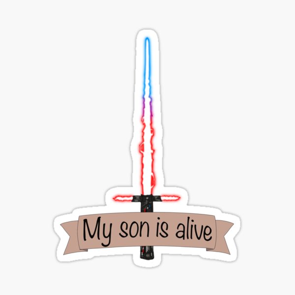 Vista previa del artículo con la obra «Rise of Ben Solo», diseñado y vendido por Rikachan101.