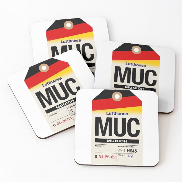 Item preview, Munich (MUC) Germany Airline Luggage Tag designed and sold by travelwitheric.