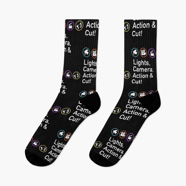Item preview, Lights Camera Action & Cut Funny Film TV Crew Director designed and sold by JukeLox.