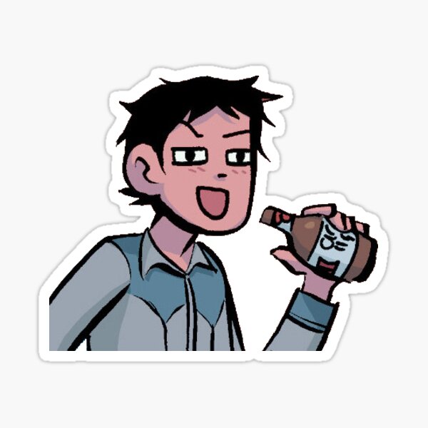 Drunk Wallace Wells Sticker