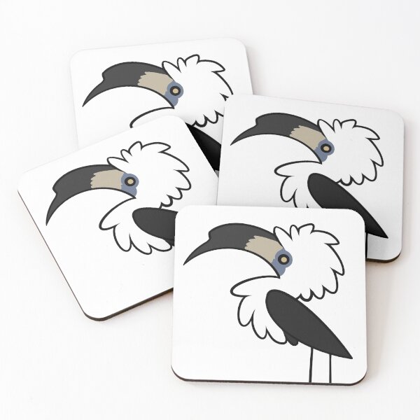 Item preview, Male White-Crowned Hornbill designed and sold by GhostoftheSea.