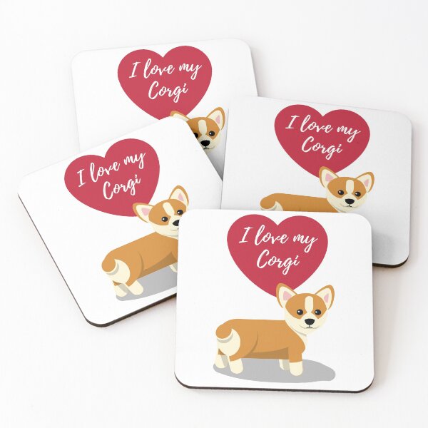 Item preview, I Love Corgis designed and sold by gegori.