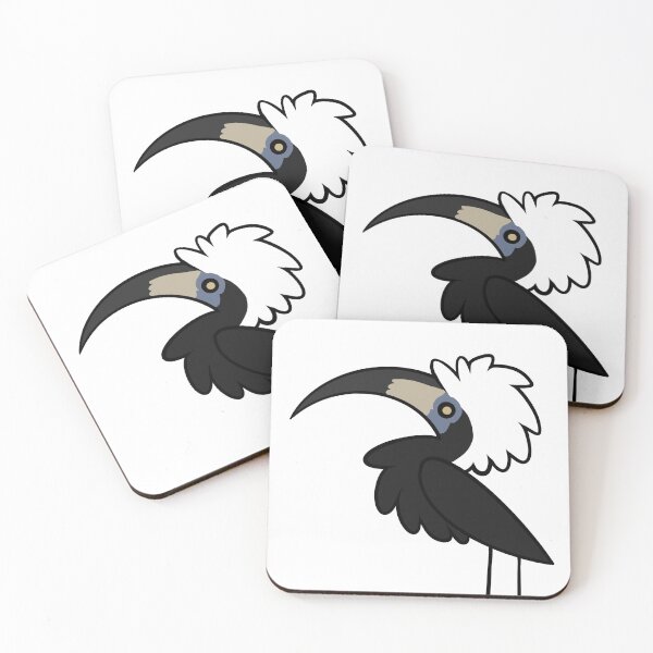 Item preview, Female White-Crowned Hornbill designed and sold by GhostoftheSea.
