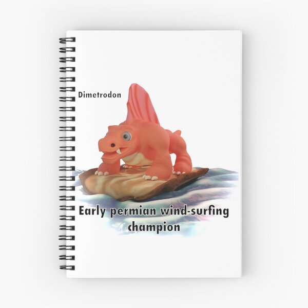 Item preview, Dimetrodon surfing designed and sold by iylandmoncee.