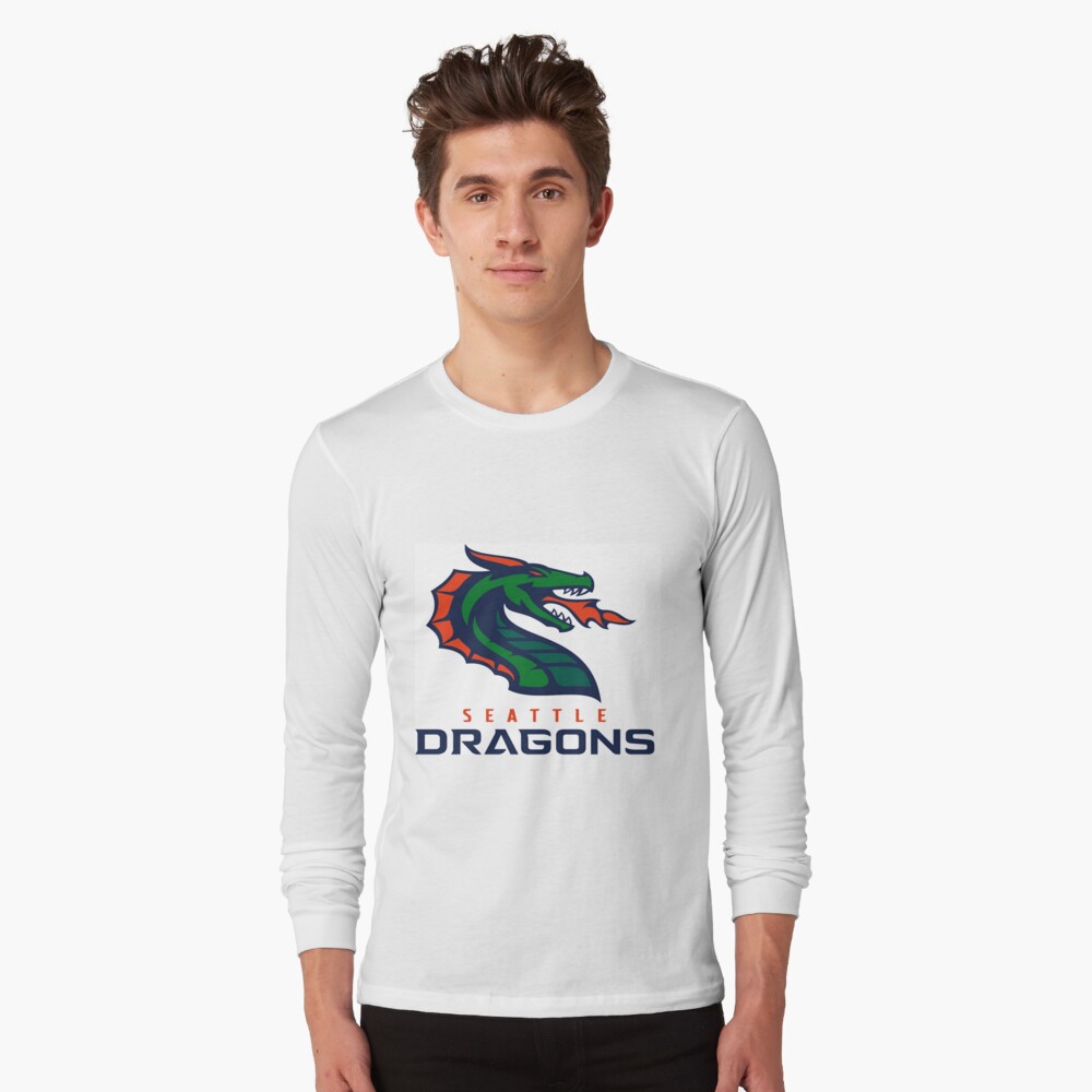 Xfl Merch Seattle Dragons Official Team Logo T-Shirt - Tipatee