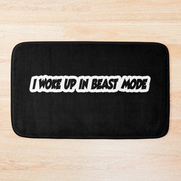 Item preview,  i woke up in beast mode Popular Meme Speech  designed and sold by sosavvvy.