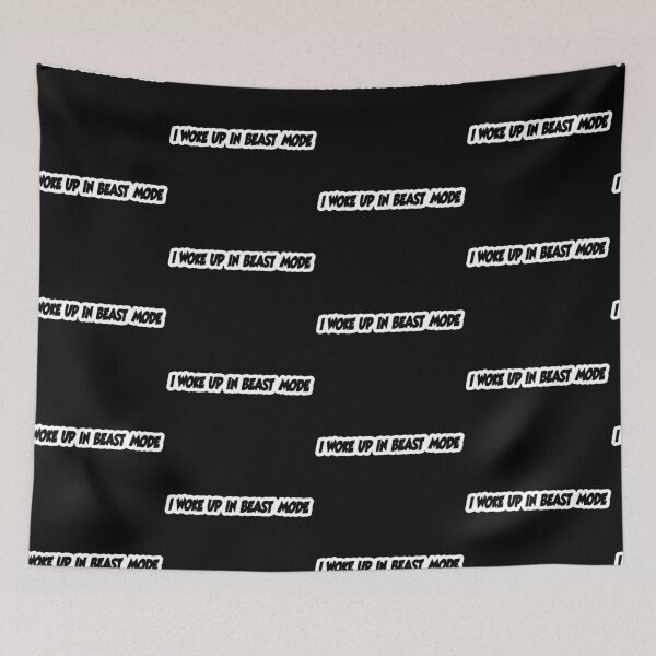 Item preview,  i woke up in beast mode Popular Meme Speech  designed and sold by sosavvvy.