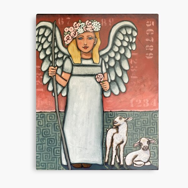Salama; Count Your Blessings; fruit of the spirit angel Metal Print