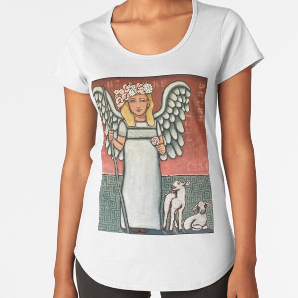 Salama; Count Your Blessings; fruit of the spirit angel Premium Scoop T-Shirt