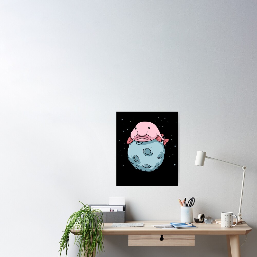 Funny Blobfish Gift Girls Boys Underwater Blobfish Metal Print for Sale by  DSWShirts