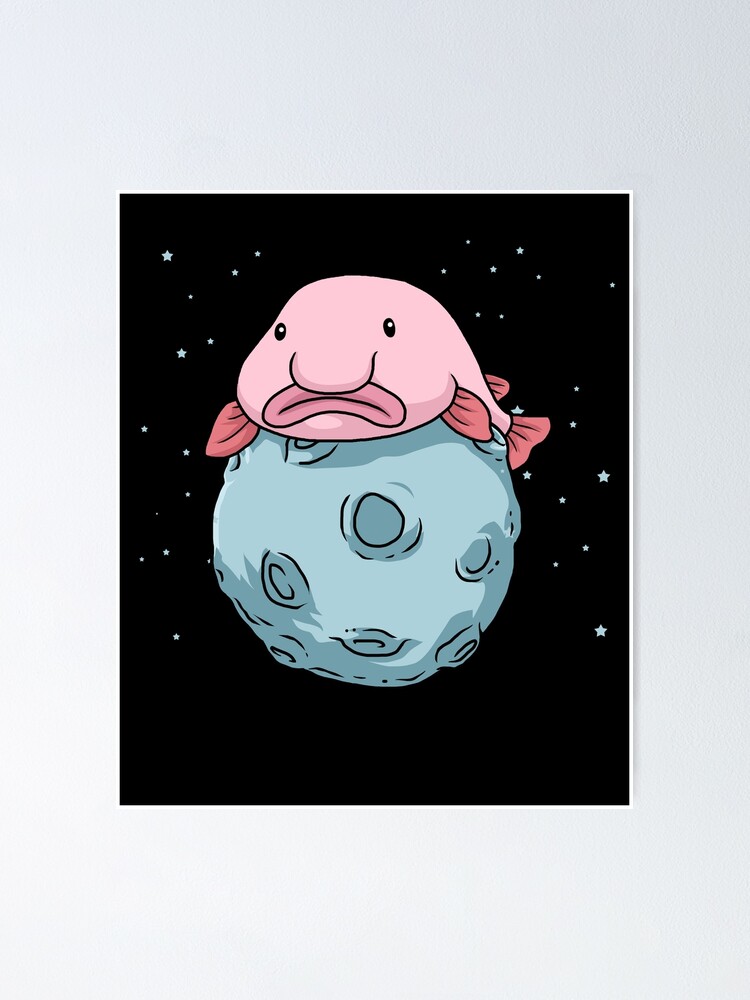 Funny Blobfish Gift Girls Boys Underwater Blobfish Metal Print for Sale by  DSWShirts