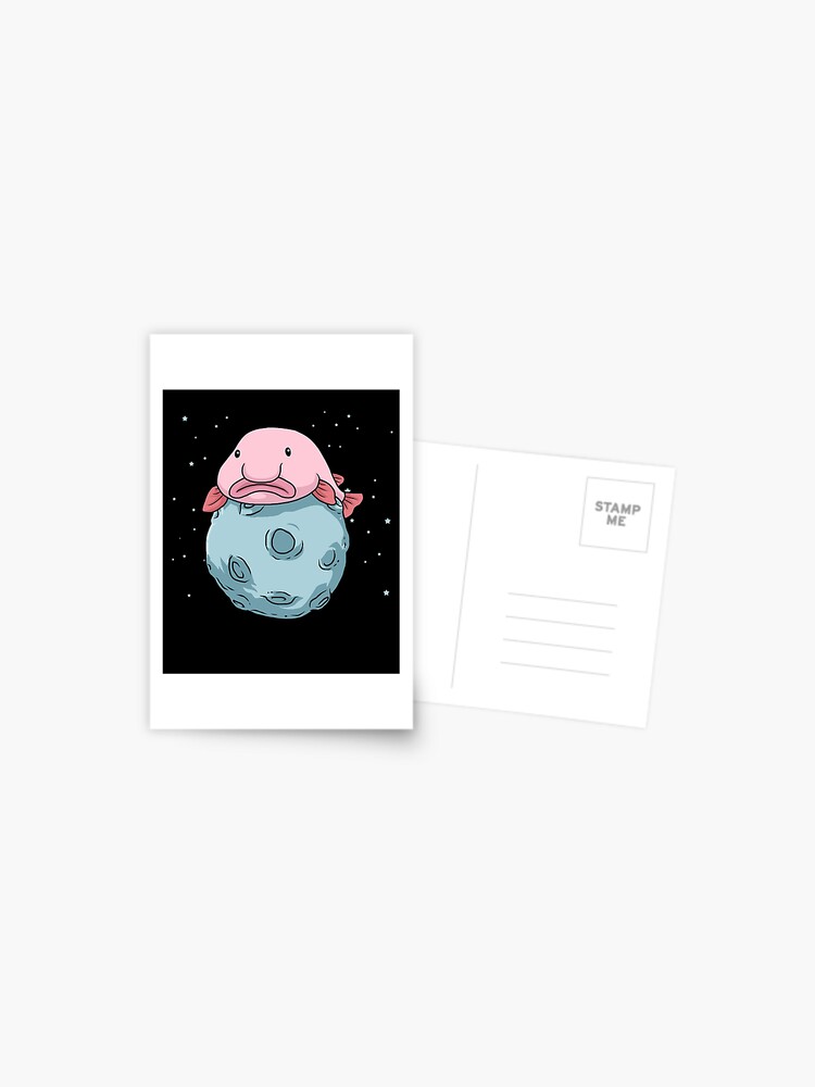 Funny Blobfish Gift Girls Boys Underwater Blobfish Postcard for Sale by  DSWShirts