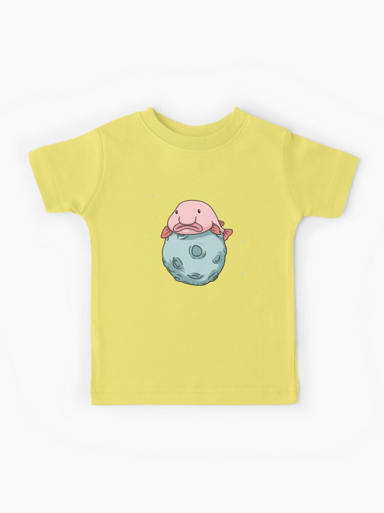 Funny Blobfish Gift Girls Boys Underwater Blobfish Kids T-Shirt