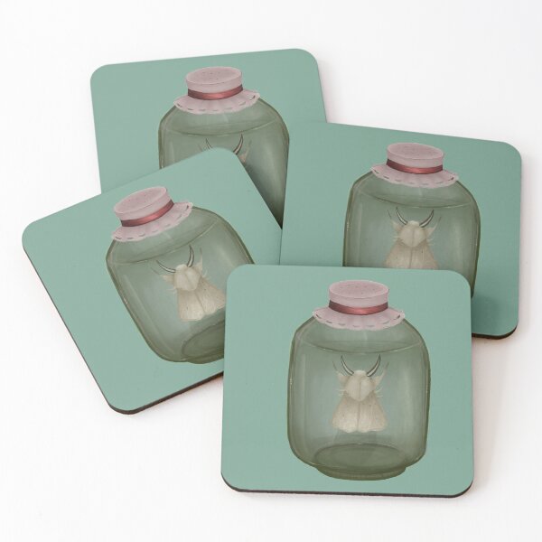 Item preview, Moth in a Jar designed and sold by FuzzyWigglyBee.