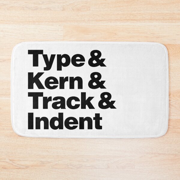Item preview, Type & Kern & Track & Indent designed and sold by Epitome Girl.