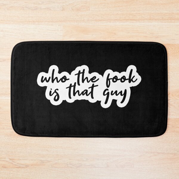 Item preview, who the fook is that guy Popular Meme Speech  designed and sold by sosavvvy.