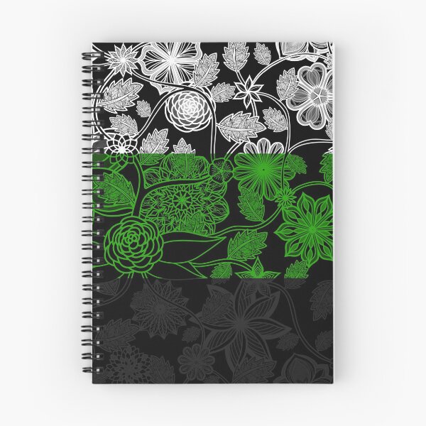 Item preview, Flight Over Flowers of Fantasy - Neutrois Pride Flag designed and sold by StephOBrien.