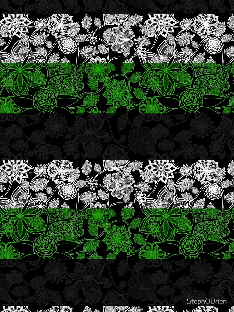 Flight Over Flowers of Fantasy - Neutrois Pride Flag by StephOBrien